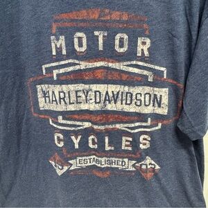 Harley-Davidson Blue Graphic T-Shirt